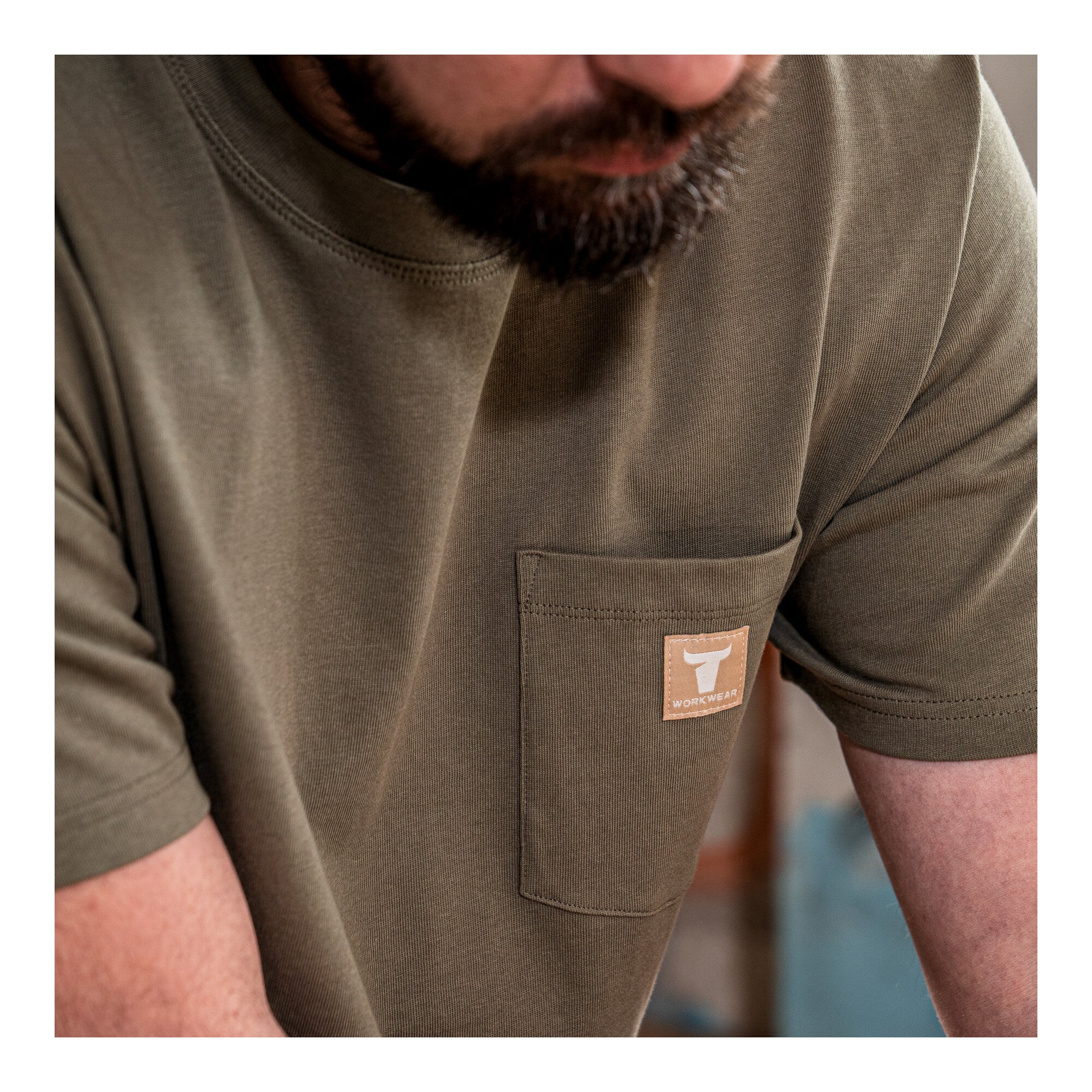 STIER Heavy Tee Pocket organic cotton S Black