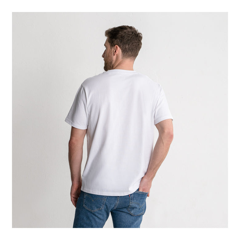 STIER Heavy Tee Pocket organic cotton XL White