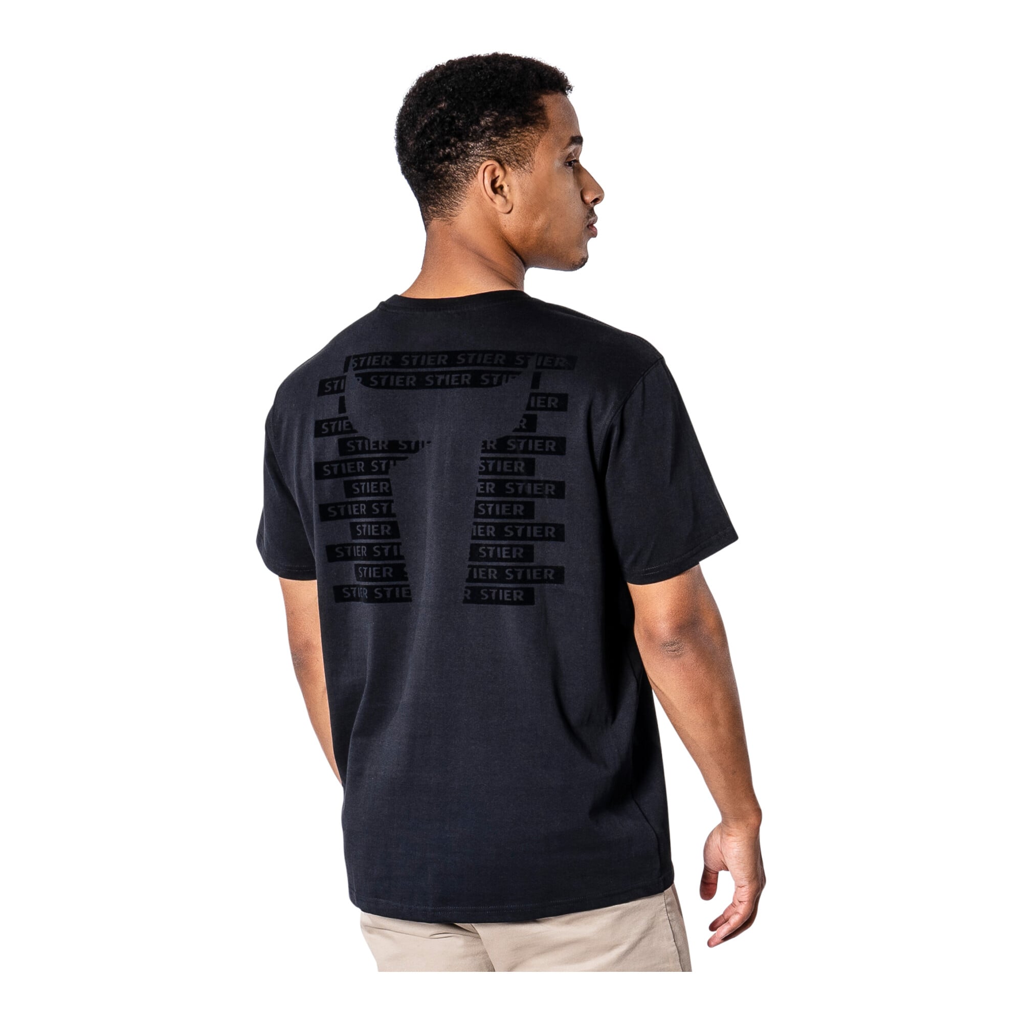STIER Heavy Tee XL Black