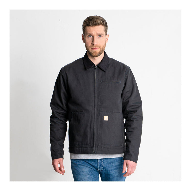 STIER Heavy Work Jacket Padded bci cotton S Black