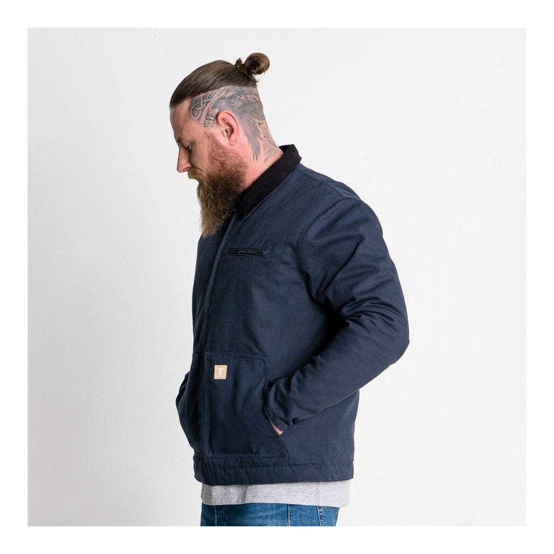 STIER Heavy Work Jacket Padded bci cotton S Navy