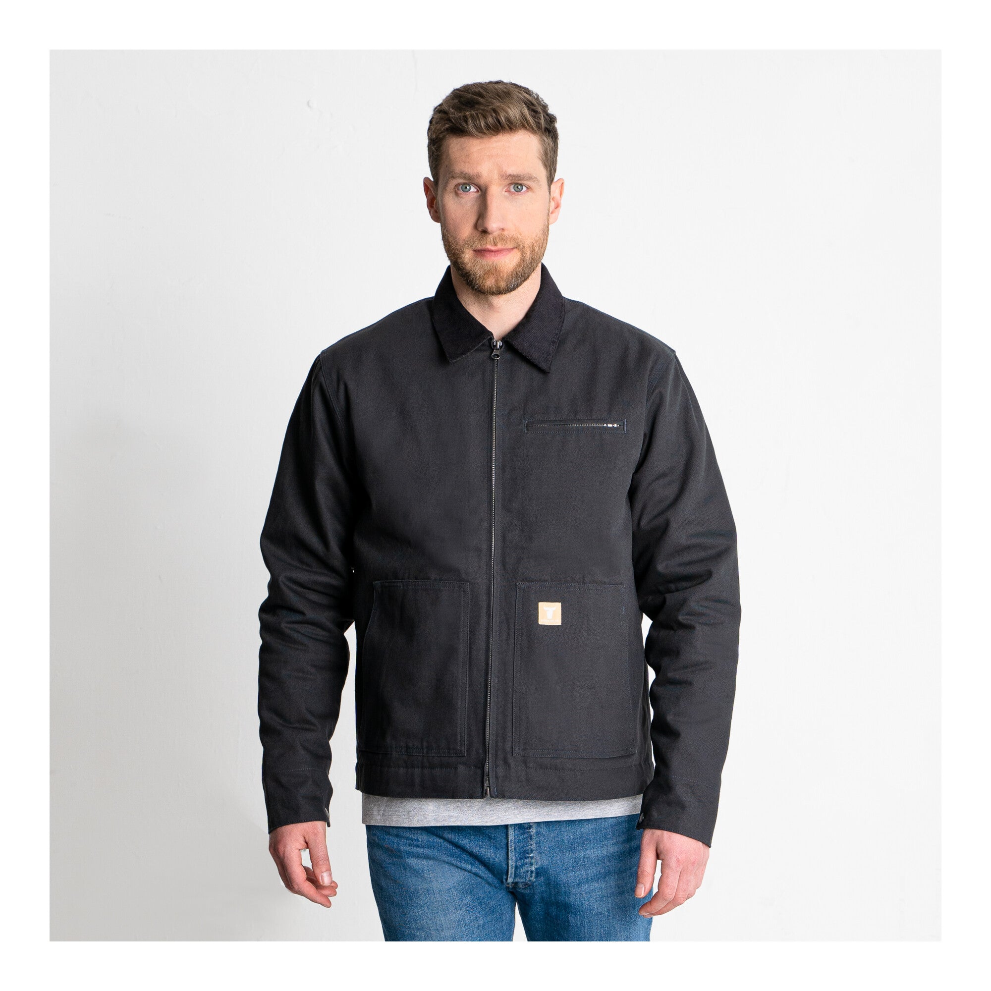 STIER Heavy Work Jacket Padded bci cotton XXL Black