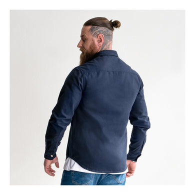 STIER Heavy Work Shirt Canvas bci cotton M Navy
