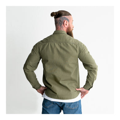 STIER Heavy Work Shirt Canvas bci cotton M Olive