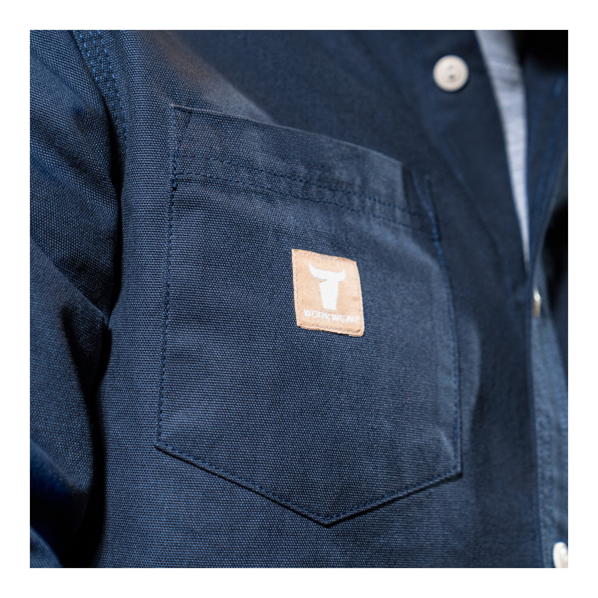STIER Heavy Work Shirt Canvas bci cotton S Signature Brown