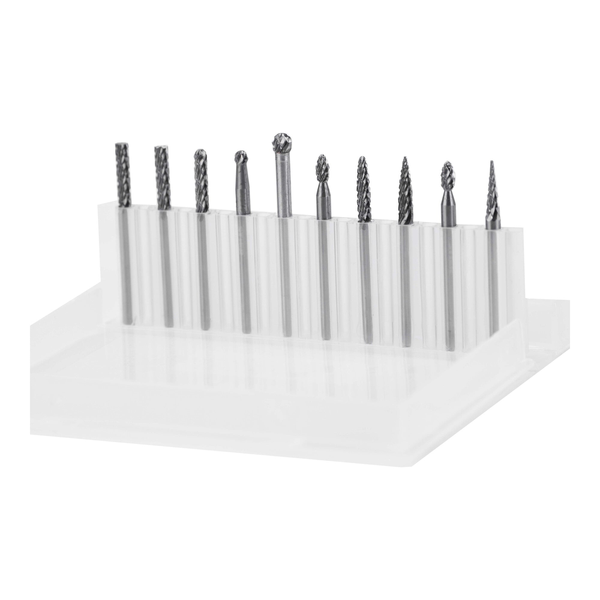 STIER HM burr set 10-piece 3 mm shank