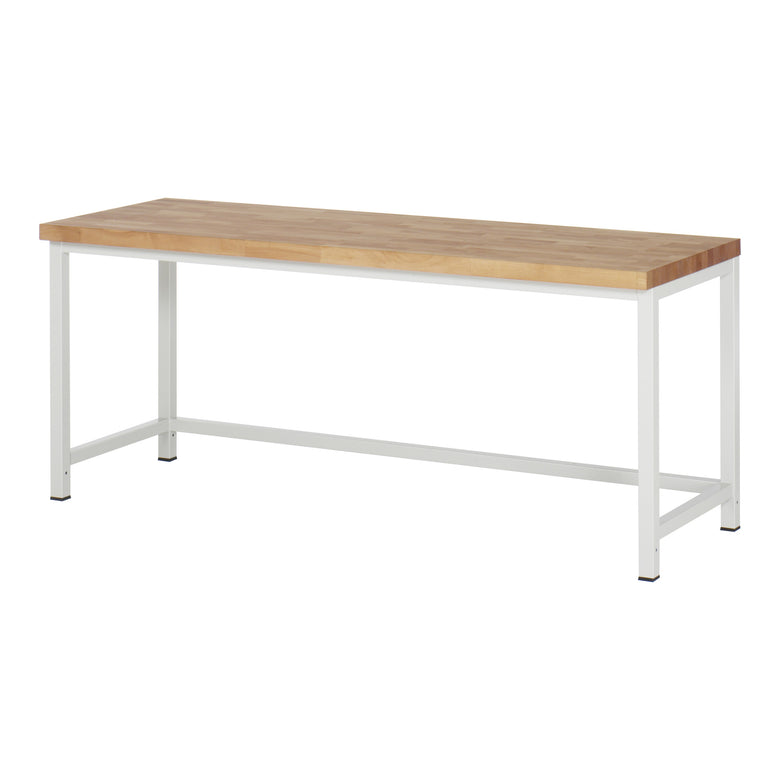 STIER Height-adjustable workbench Premium WxDxH 1500x700x840-1040mm RAL 7035