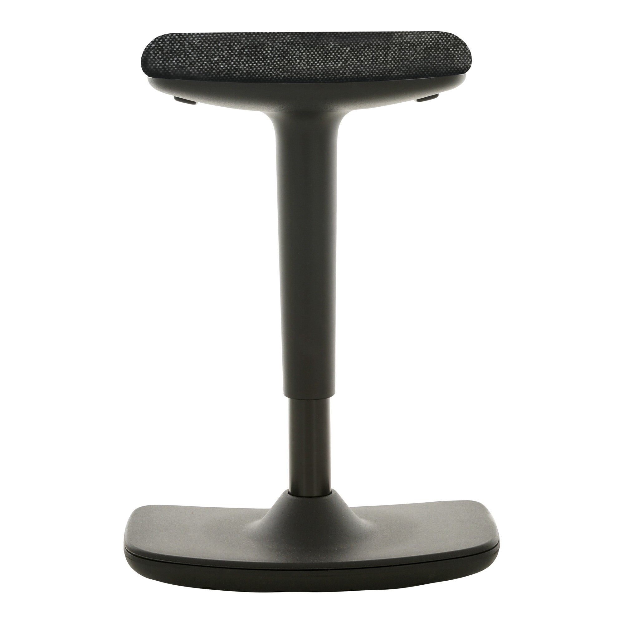 STIER Height-adjustable stool with rocking function upholstery anthracite