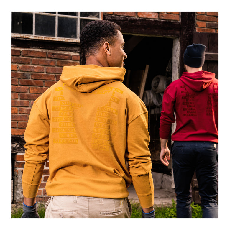 STIER Hoodie L Golden Brown