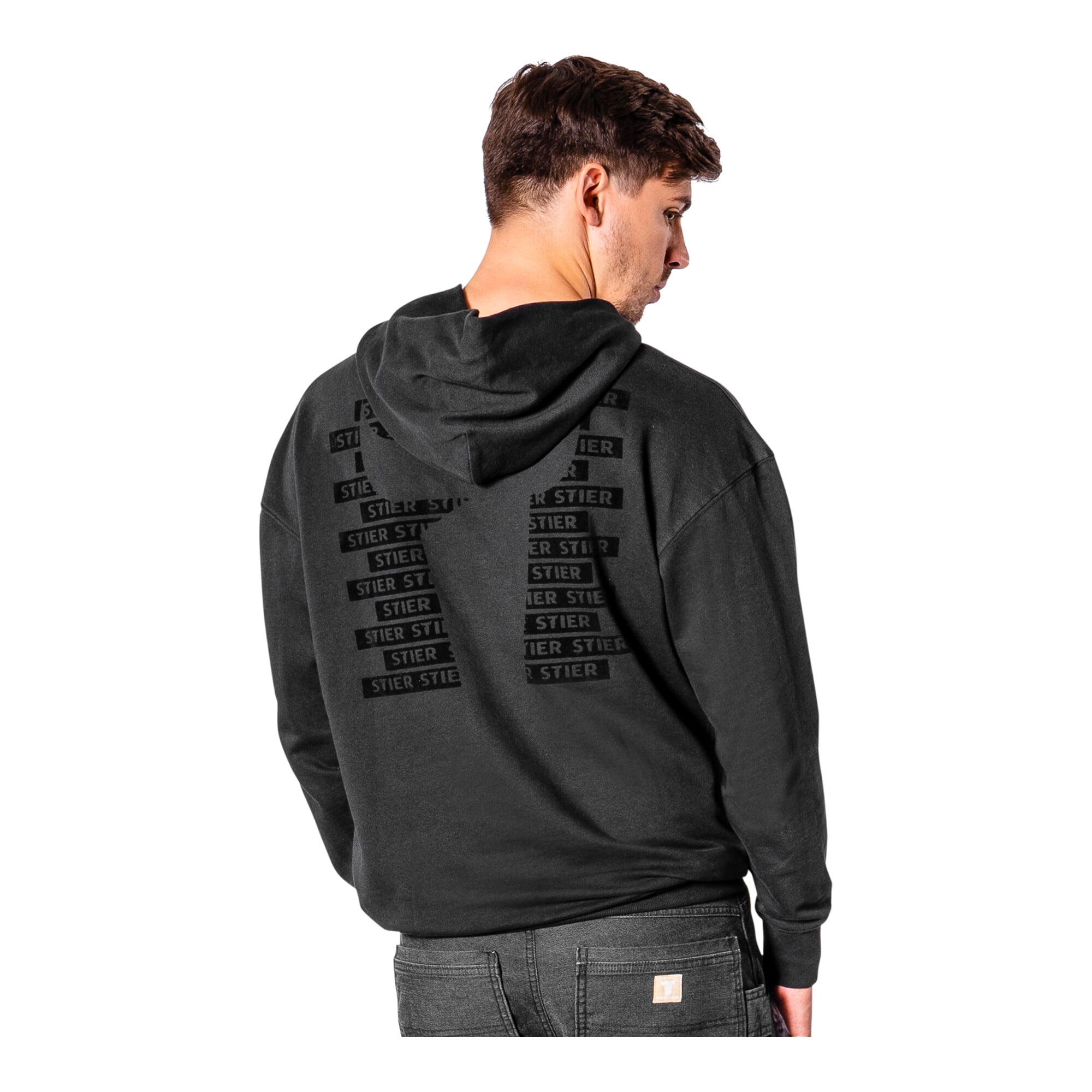 STIER Hoodie S Black