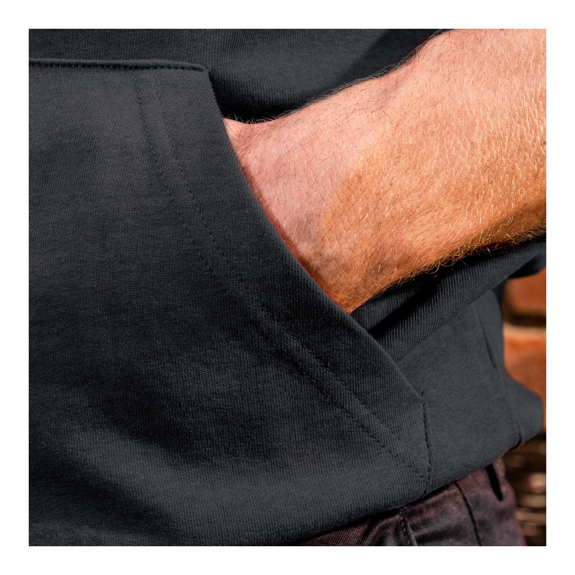 STIER Hoodie S Black
