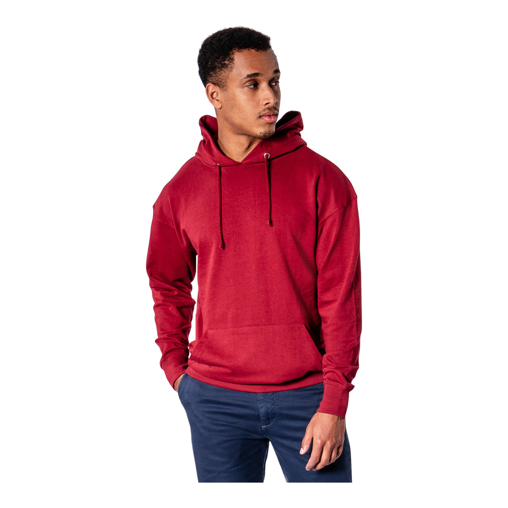 STIER Hoodie S Deep Red