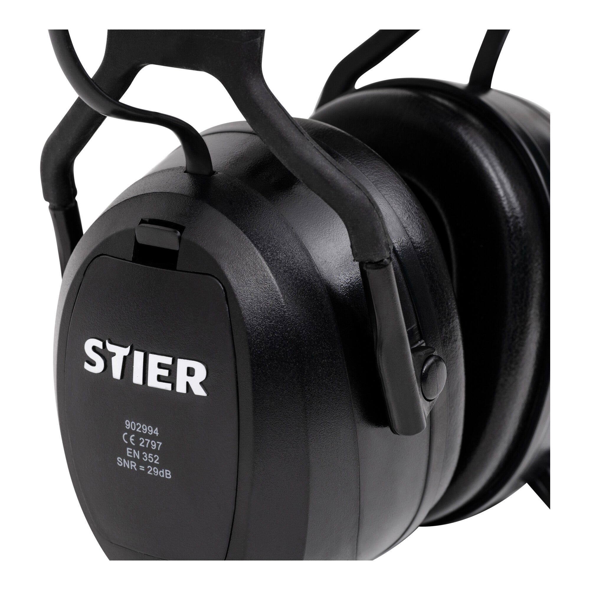 STIER earmuffs SNR 29 dB hearing protection CE certified with FM radio