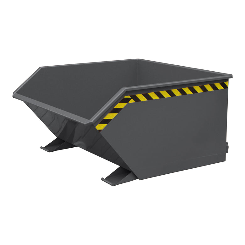 STIER tipping container low height 750l 1000kg anthracite grey
