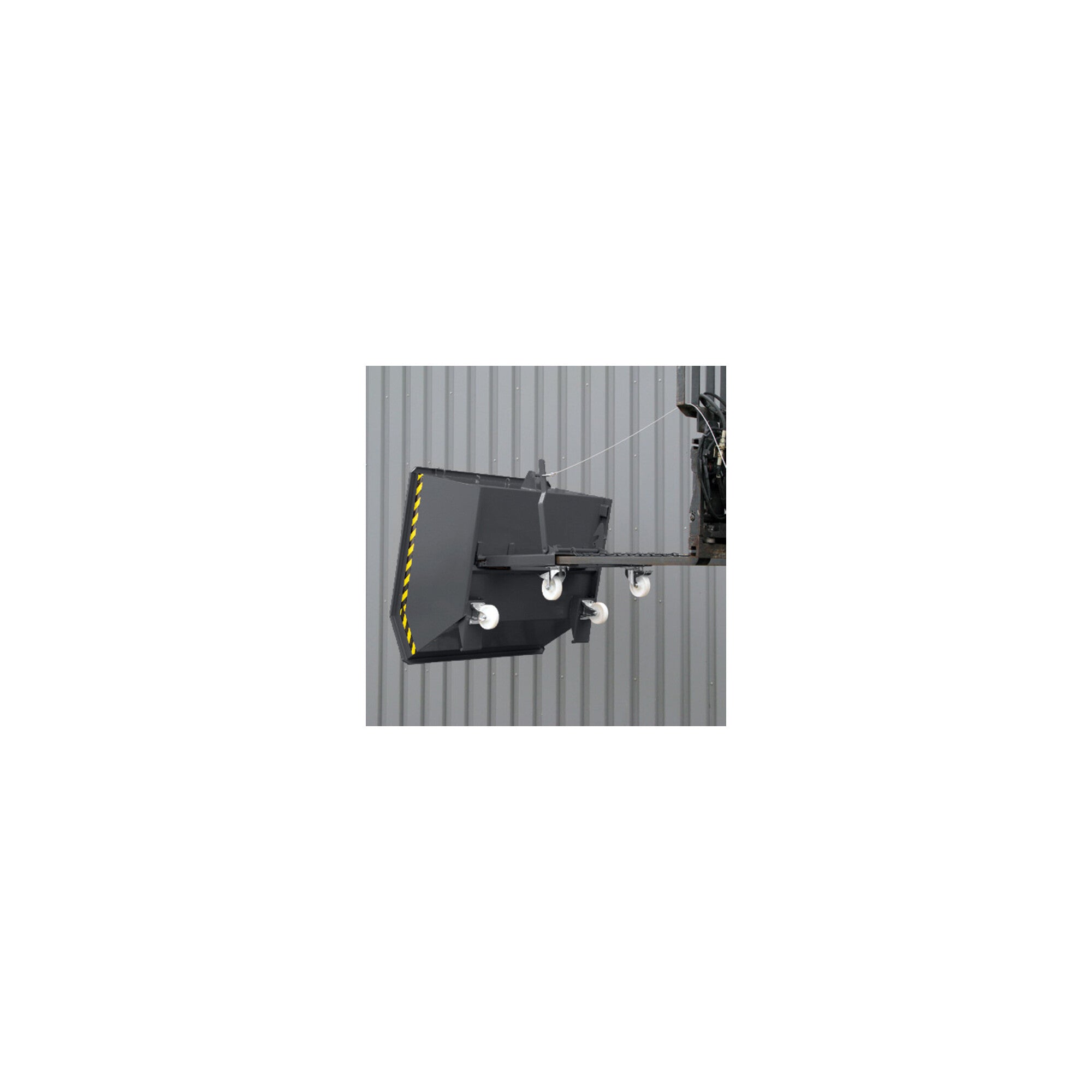 STIER tipping container low height 750l 1000kg anthracite grey