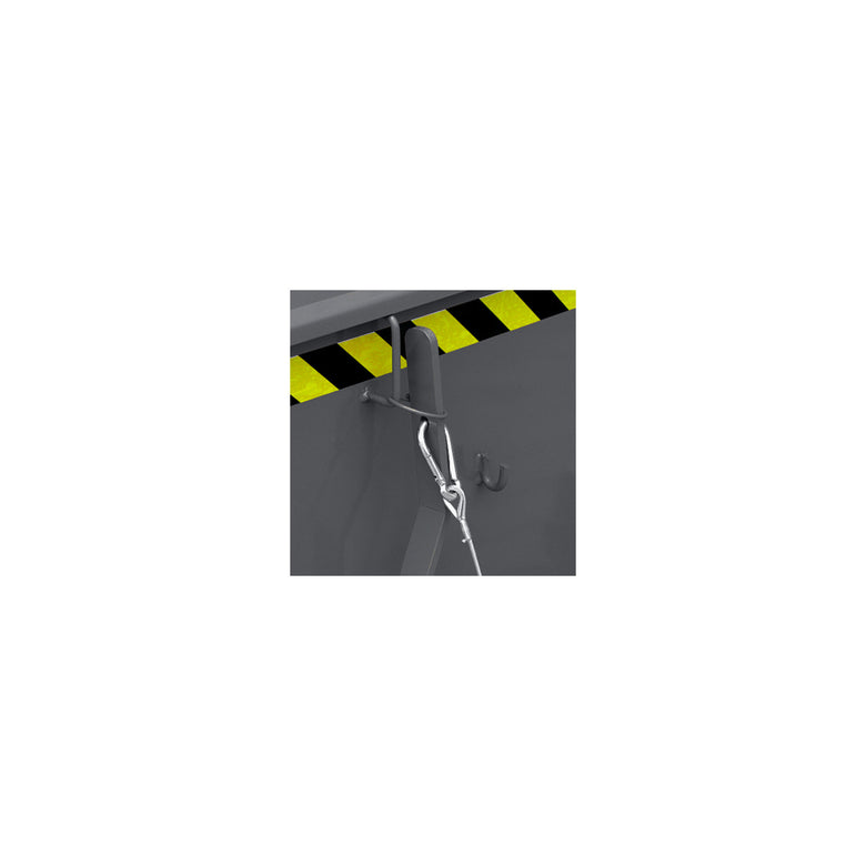 STIER tipping container low height 750l 1000kg anthracite grey