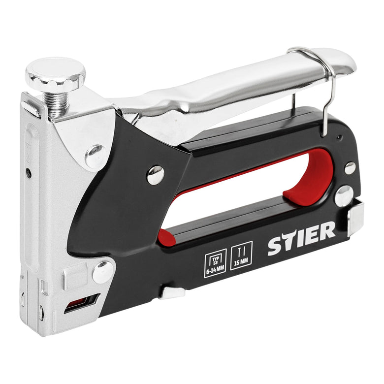STIER Combi Hand Tacker KHT-100 3 in 1 + 300 Staples Type 53
