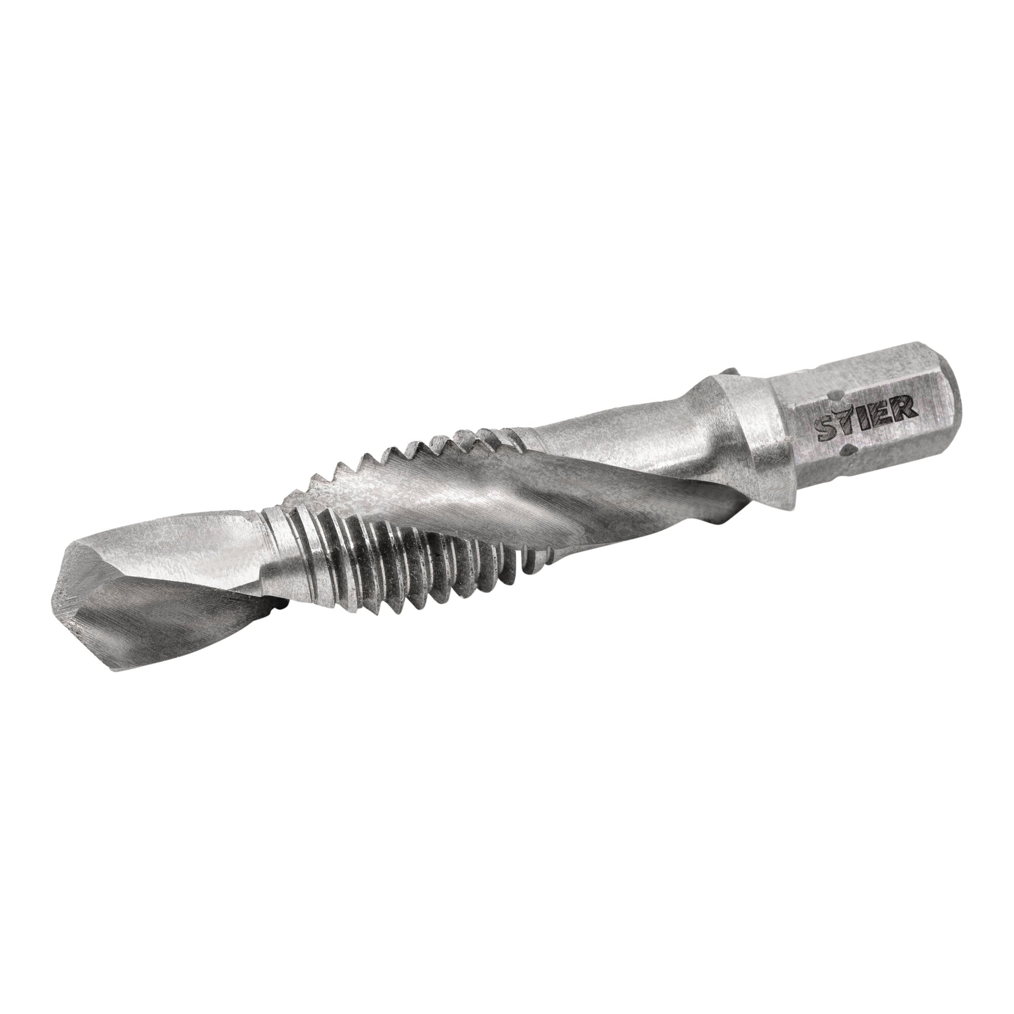 STIER Kombigewindebohrer Bit M3 bis M10 DIN 3126 HSS-G 1/4"-Sechskant