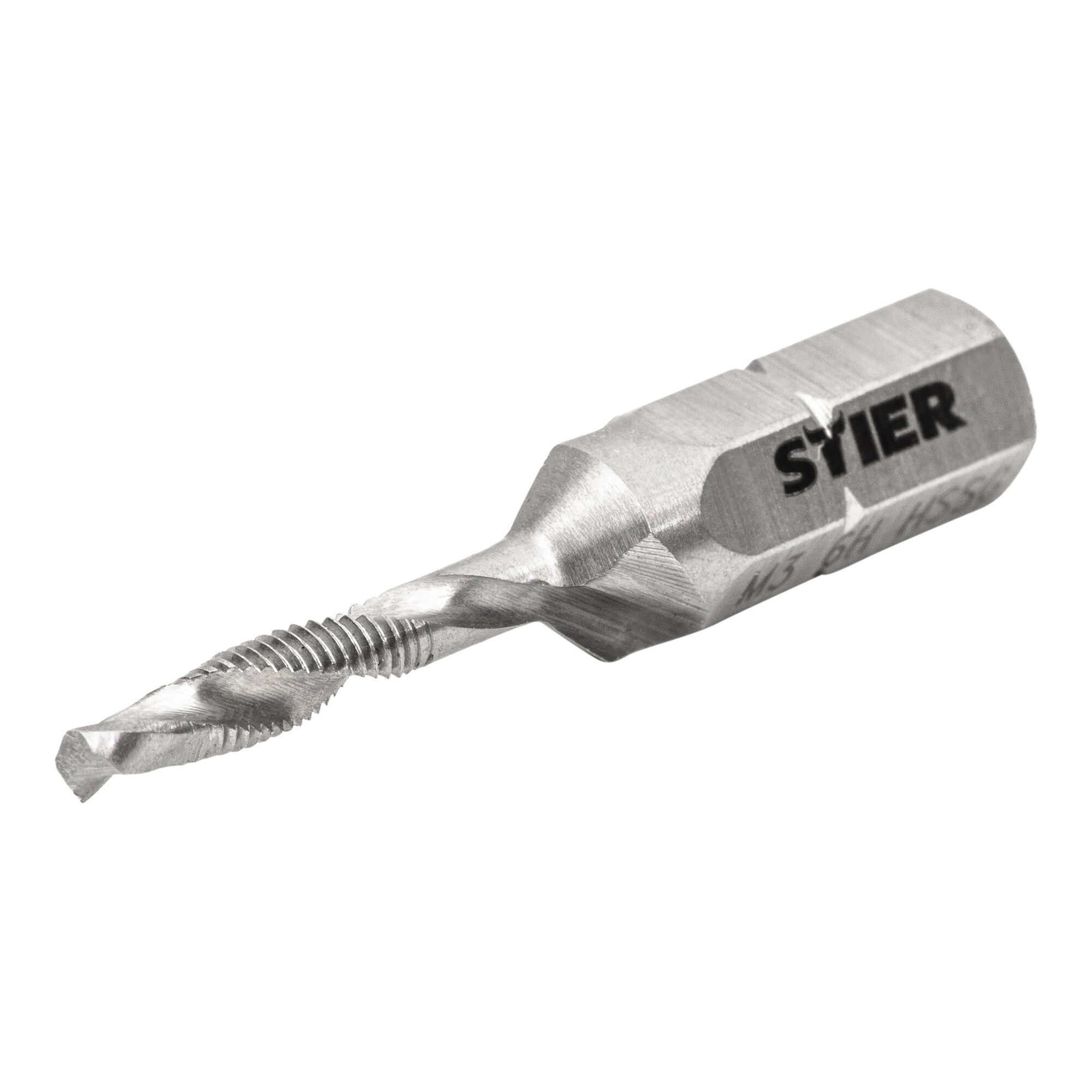 STIER combination tap bit M3 to M10 DIN 3126 HSS-G 1/4" hexagon