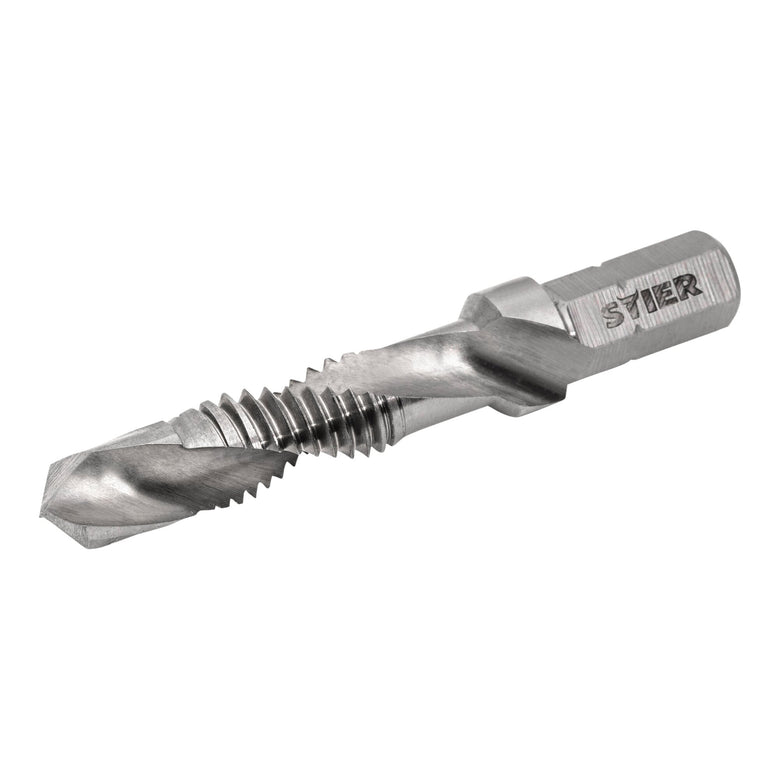 STIER Kombigewindebohrer Bit M3 bis M10 DIN 3126 HSS-G 1/4"-Sechskant