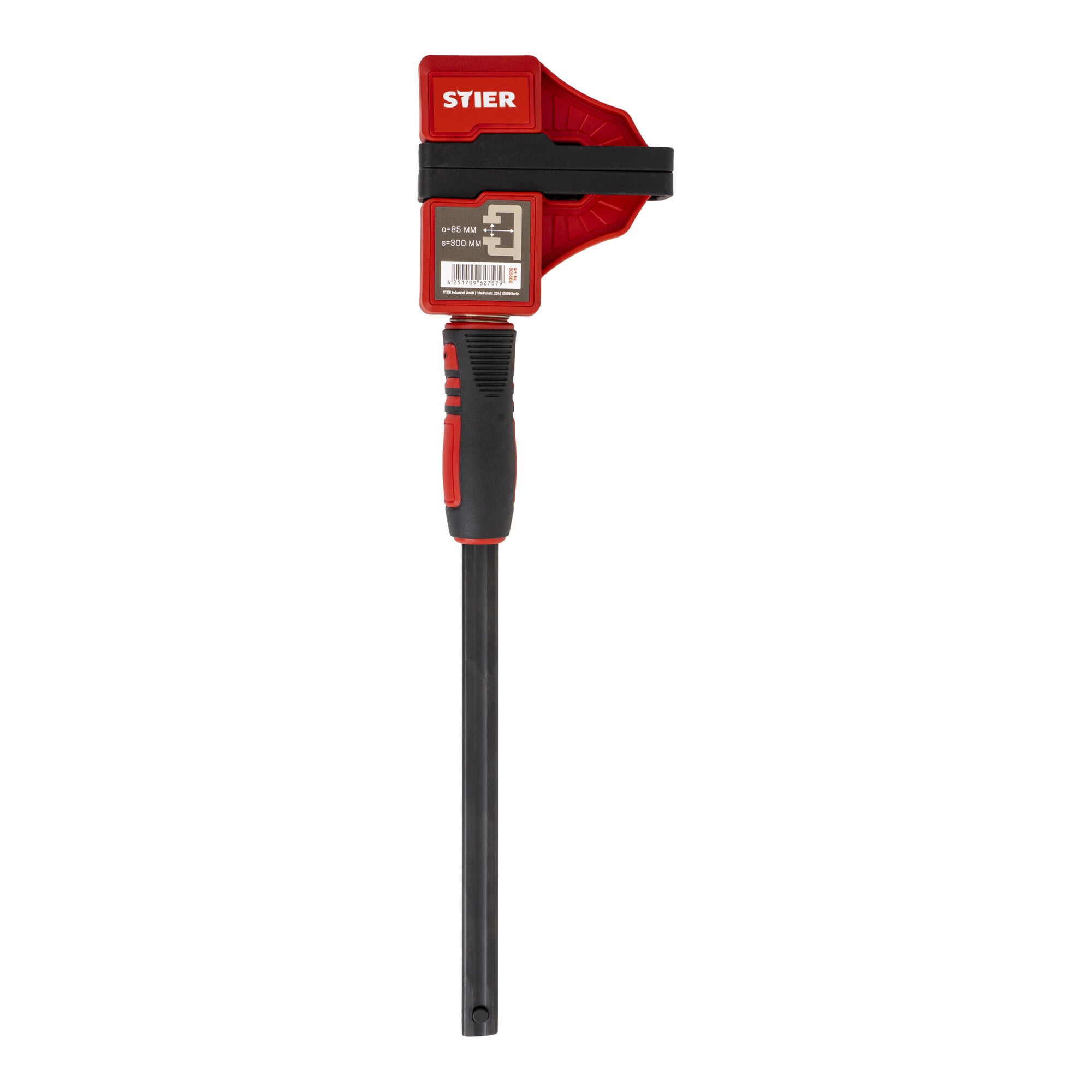 STIER compact clamp ideal for working in tight spaces 300 mm clamping width 60 mm