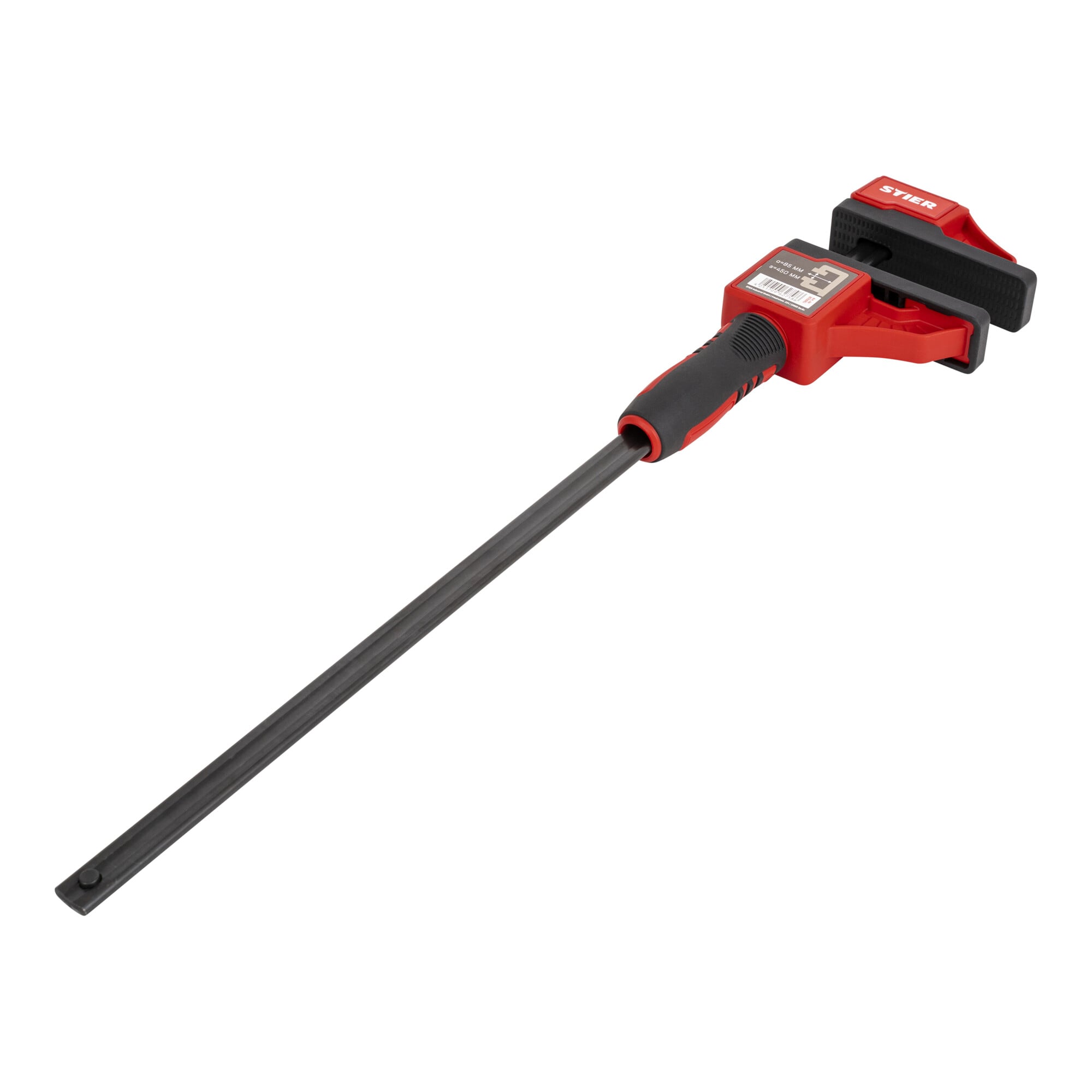 STIER compact clamp ideal for working in confined spaces 450 mm clamping width 60 mm