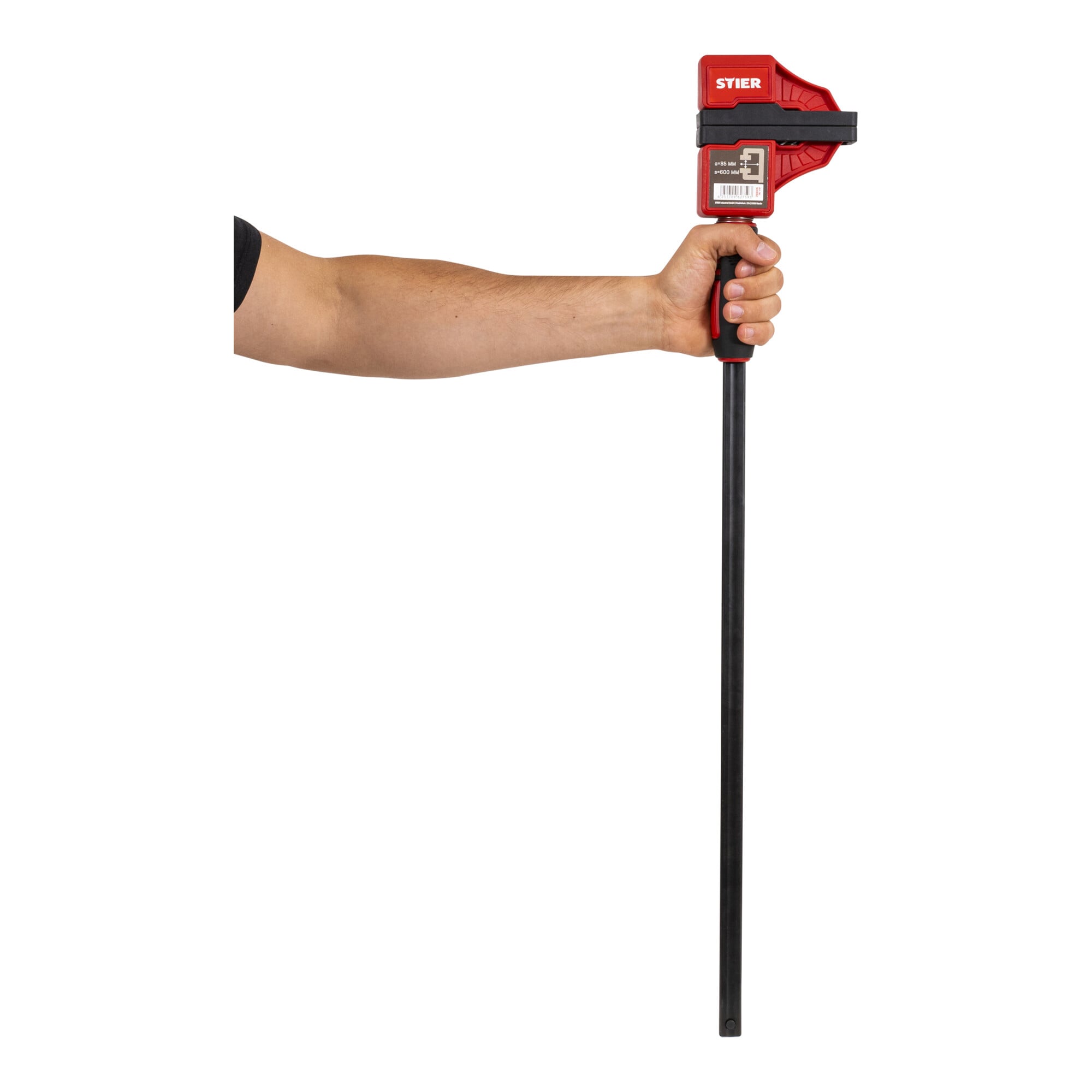 STIER compact clamp ideal for working in confined spaces 600 mm clamping width 60 mm