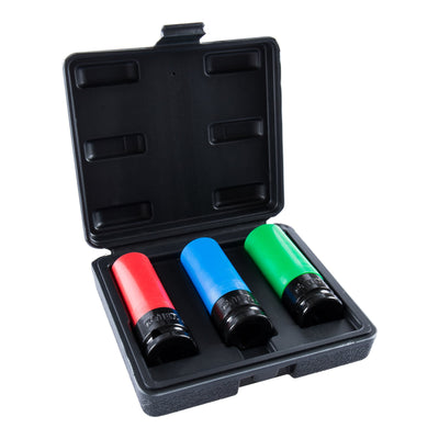 STIER power socket wrench set drive 1/2 inch sockets protective sockets 3-piece SW