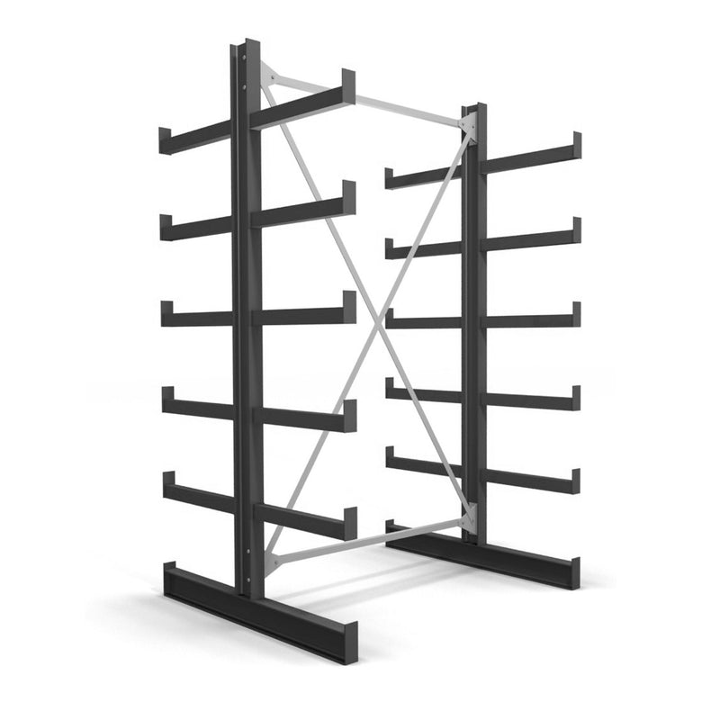 STIER cantilever rack double-sided 5 levels storage rack with various field numbers