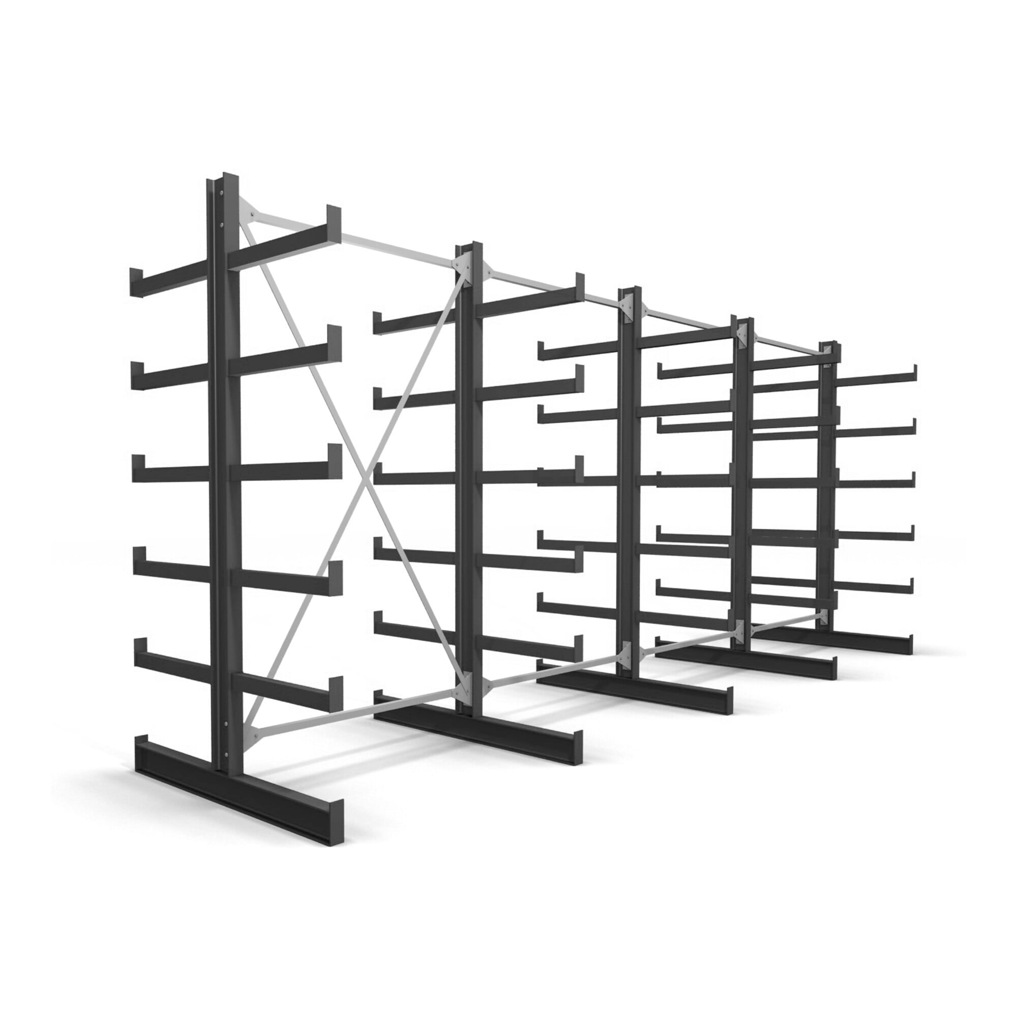 STIER cantilever rack double-sided 5 levels storage rack with various field numbers