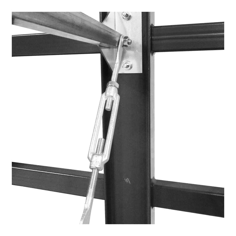 STIER Kragarmregal doppelseitig 6 Ebenen Lagerregal mit div Felderanzahlen