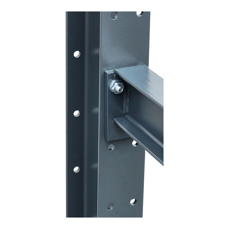 STIER Kragarmregal schraubbar doppelseitig 5 Felder mit 4 Ebenen 6400x3550x800mm