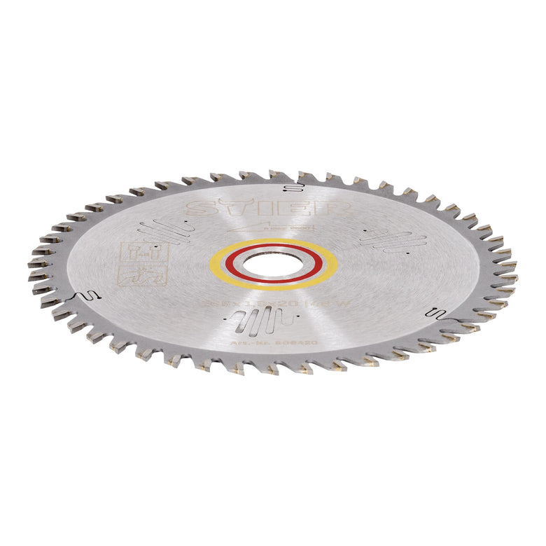 STIER circular saw blade wood 165 x 1.9 x 20 48W 15° chip angle