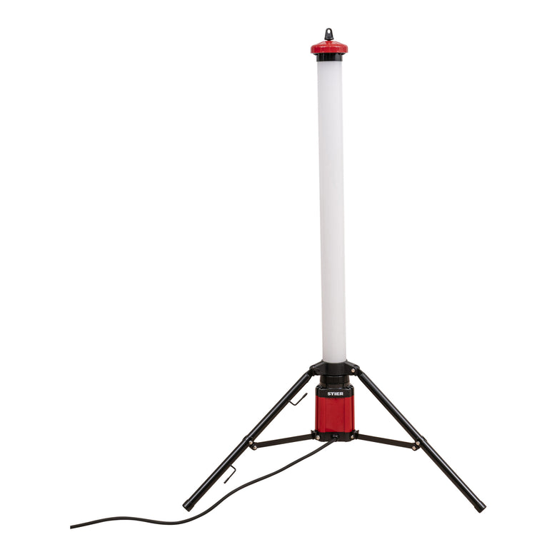 STIER LED-Tower-Baustrahler 360° 4000 Lumen LED-Turm tageslichtweiß platzsparend