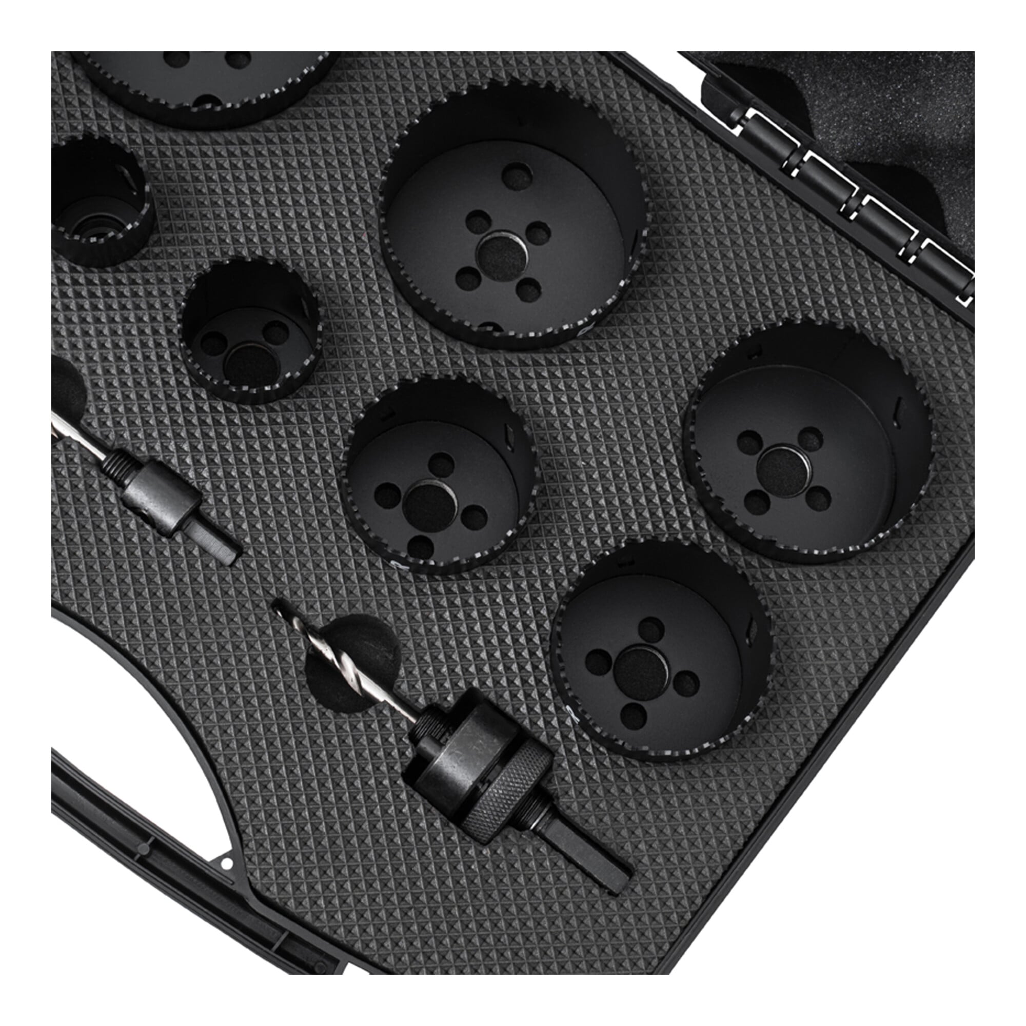 STIER hole saw electrician set HSS-Co8 bimetal 32 40 54 60 68 11-piece 25 76 86