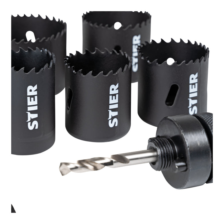 STIER hole saw set