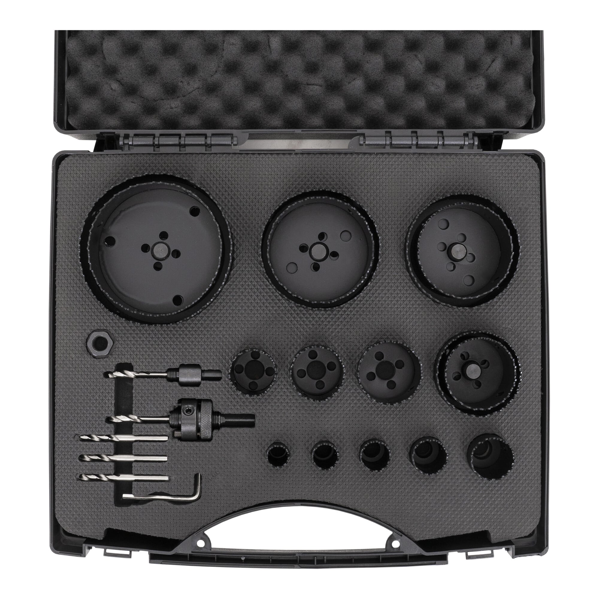 Lochsägen-Set HSS-Co8 Bimetall 21-teilig 19 - 121 x 44 mm aggressiver Schnitt
