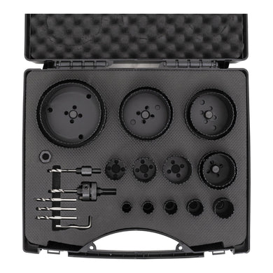 Lochsägen-Set HSS-Co8 Bimetall 21-teilig 19 - 121 x 44 mm aggressiver Schnitt