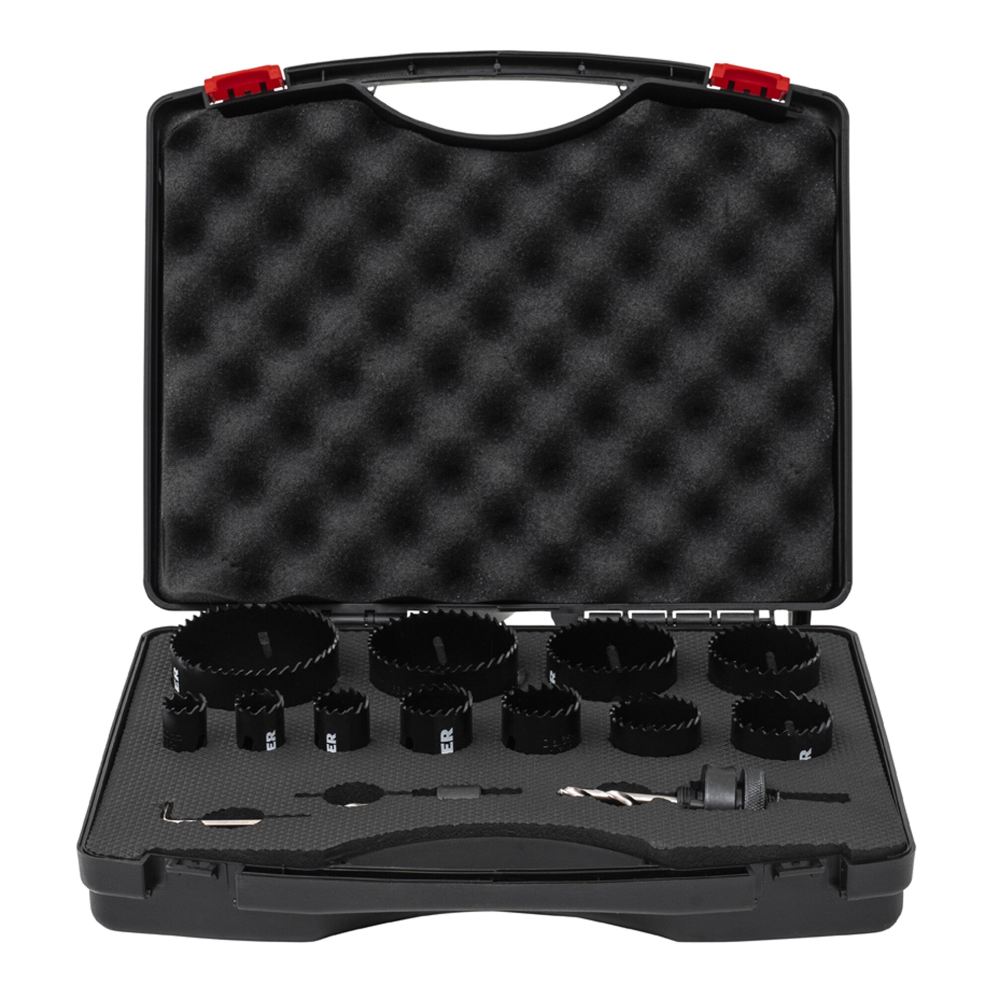 STIER Lochsägen-Set HSS-Co8 Bimetall 22 25 32 35 40 44 51 60 14-teilig 20 68 76