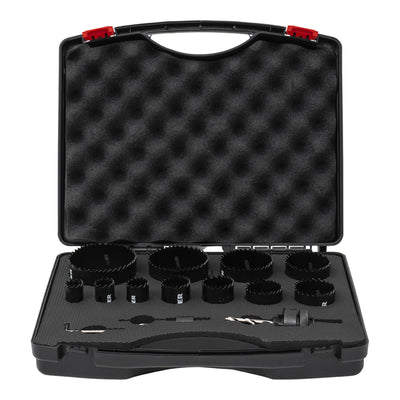 STIER Lochsägen-Set HSS-Co8 Bimetall 22 25 32 35 40 44 51 60 14-teilig 20 68 76