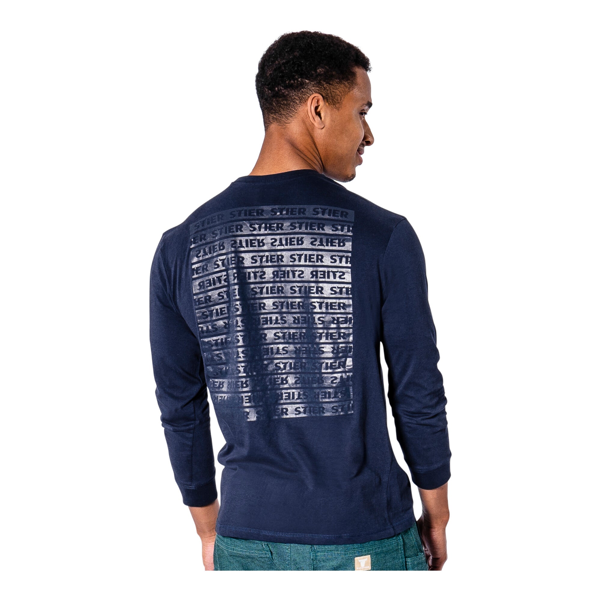 STIER Longsleeve M Navy Blue