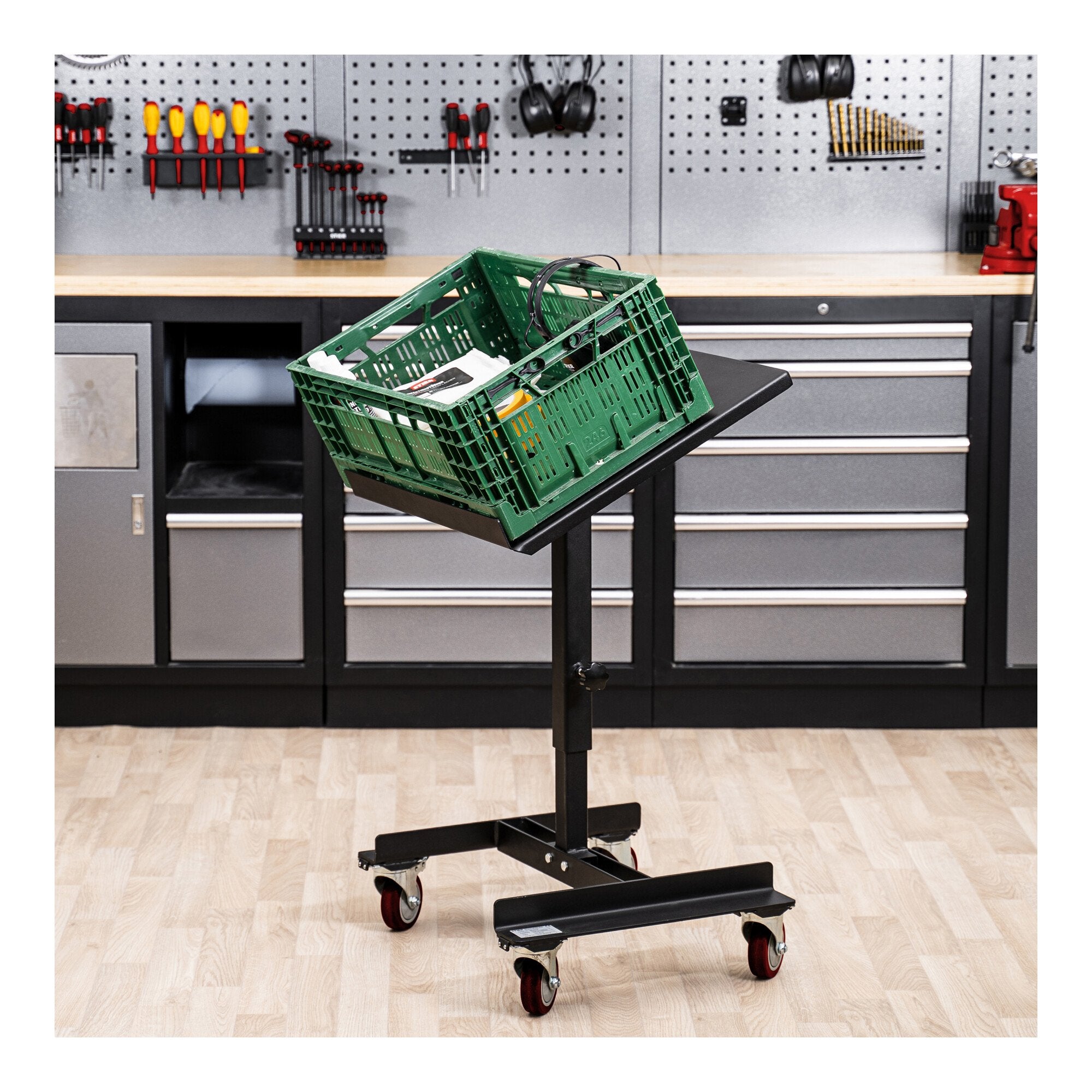 STIER material stand load capacity 50 kg roll stand workshop equipment