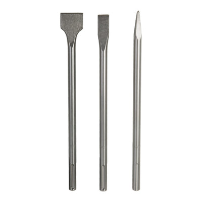 STIER Meißel-Set SDS-plus/-max 3-teilig Bohrmeißel SDS Meißel Bohrhammer Meißel
