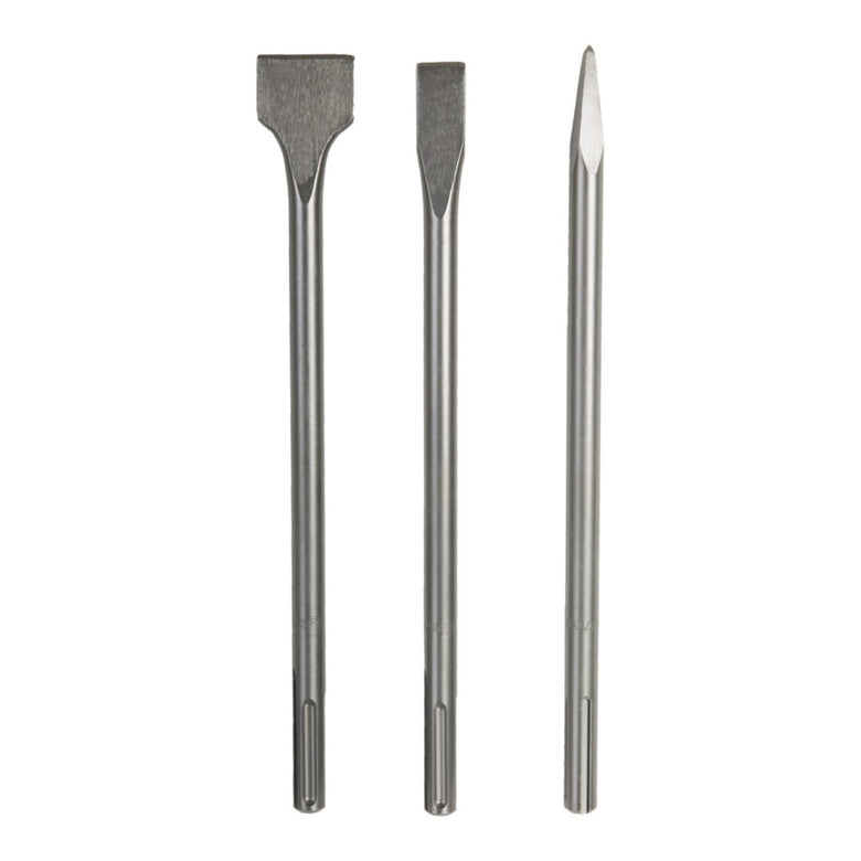 STIER Meißel-Set SDS-plus/-max 3-teilig Bohrmeißel SDS Meißel Bohrhammer Meißel