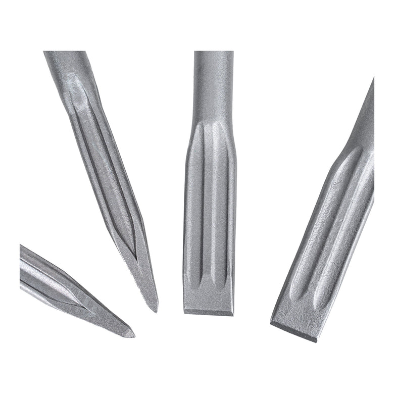 STIER SDS-max chisel set, 4 pieces, 400 x 25 mm / 400 mm