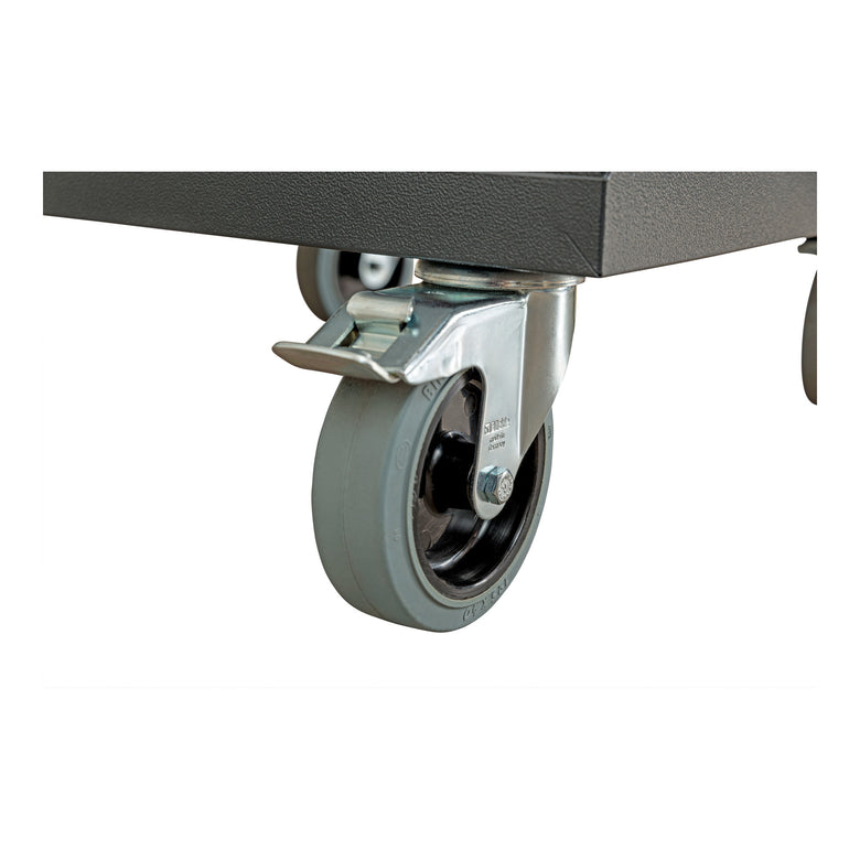 STIER Mobiler Schubladenschrank mit 6 Schubladen 600x575x1090 Lichtgrau und