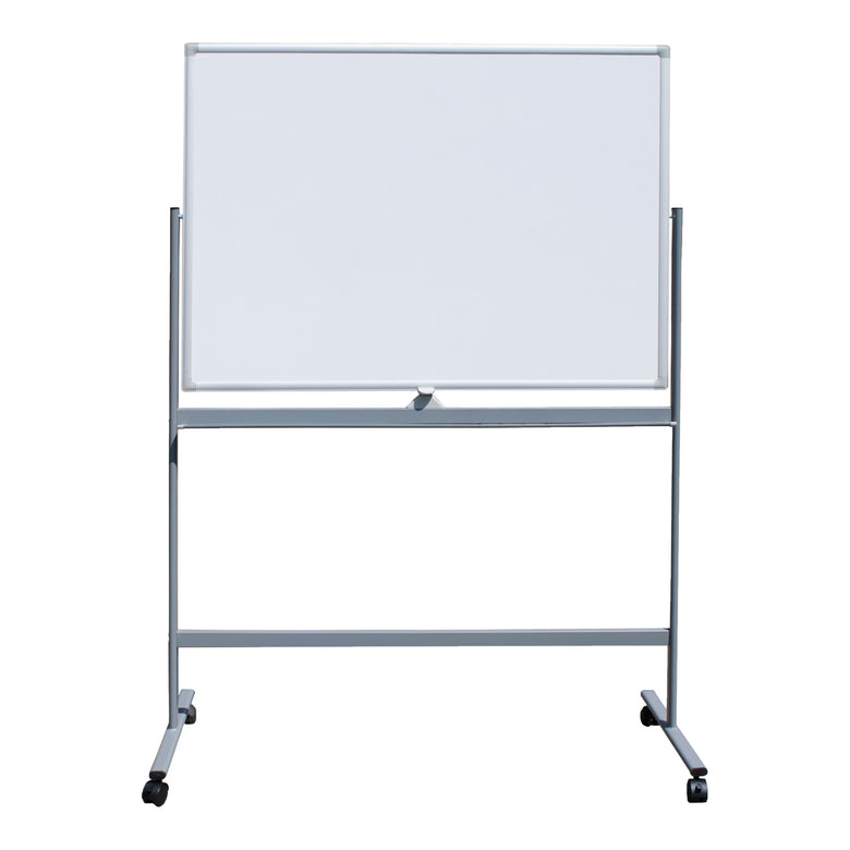 STIER Mobile Whiteboard 1200x900mm magnetic with chassis