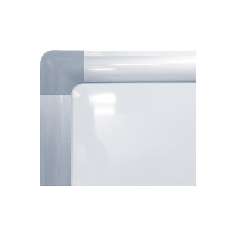 STIER Mobile Whiteboard 1200x900mm magnetic with chassis