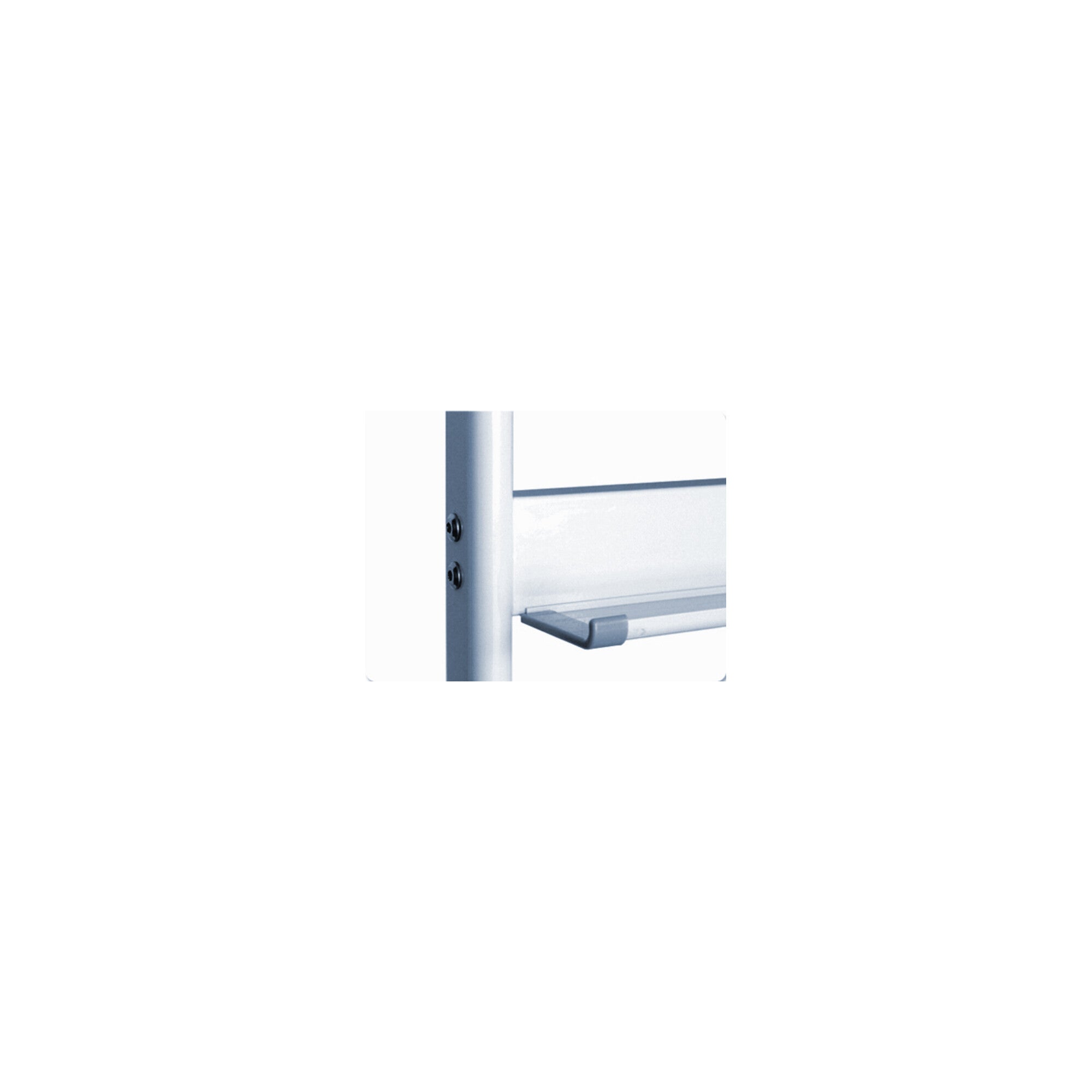 STIER Mobiles Whiteboard 1200x900mm magnetisch mit Fahrgestell