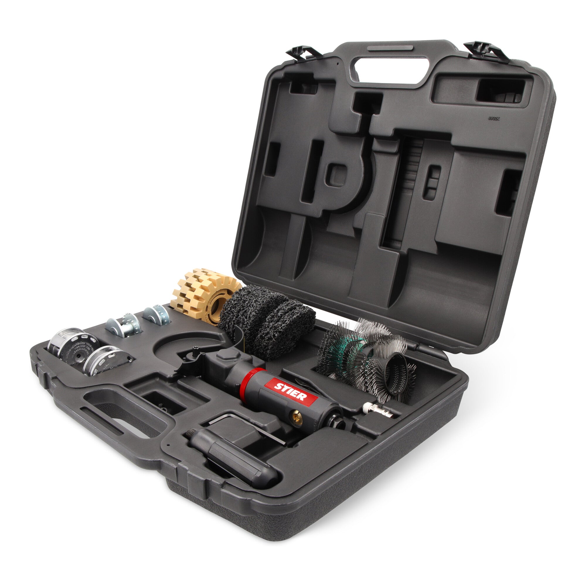 STIER Multi-Grinder Set 17-piece Set Plug Nipple 1/4 inch